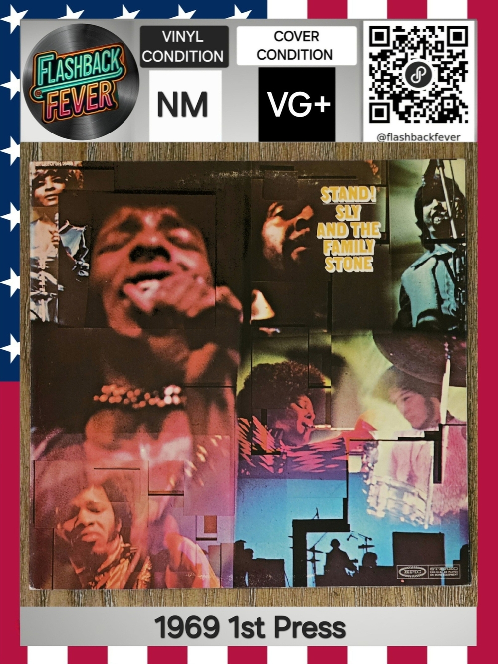 STAND!•Sly And The Family Stone•May 03, 1969 US STEREO (#BN 26456) Terre Haute